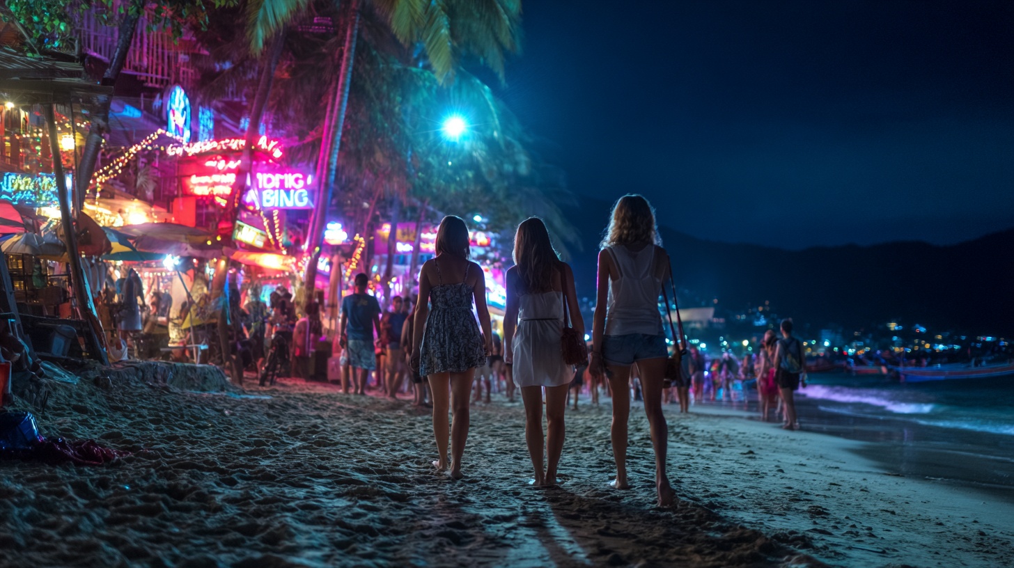 Niky's Speakeasy & Nightclub Bangtao Voted Best Nightclub in Bangtao, Phuket Davidv. 56221 Candid Photo Of Partygoers Walking Barefoot Alo D0043821 8c08 46ce Adba 0