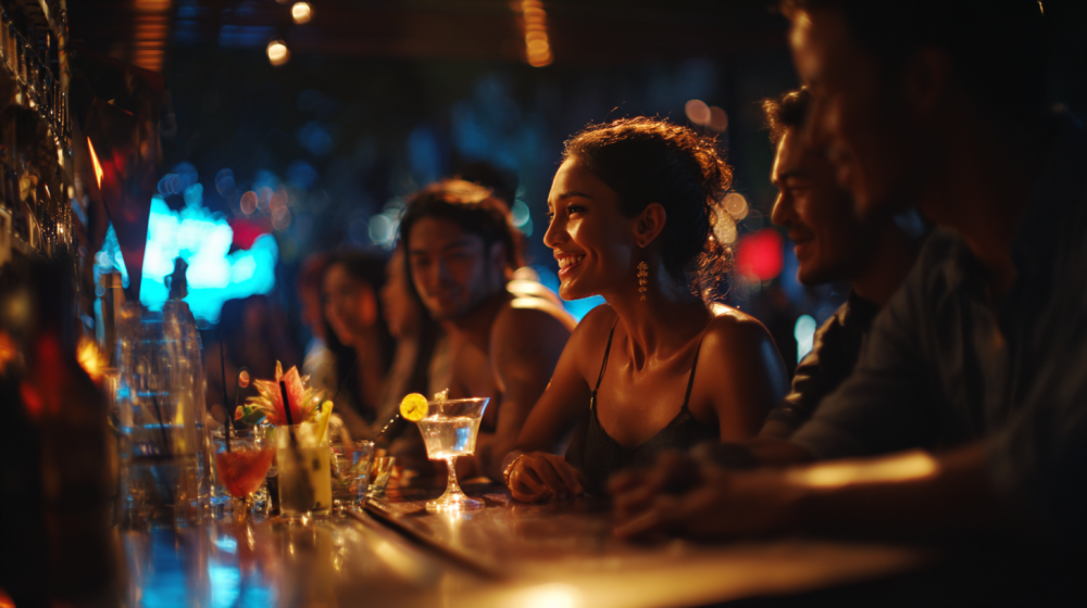 Niky's Speakeasy & Nightclub Bangtao Voted Best Nightclub in Bangtao, Phuket Davidv. 56221 Diverse Group Of People Chatting By The Bar At 18ae5415 D388 41