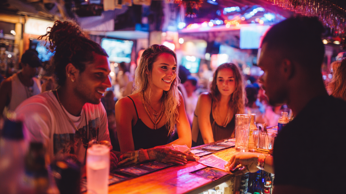 Niky's Speakeasy & Nightclub Bangtao Voted Best Nightclub in Bangtao, Phuket Davidv. 56221 Group Of Friends Ordering Drinks At A Busy Phuk B9535ba3