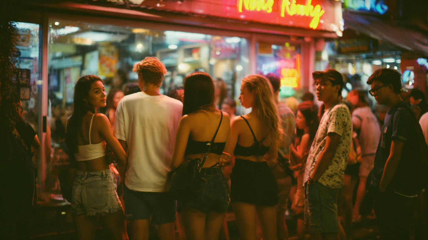 Niky's Speakeasy & Nightclub Bangtao Voted Best Nightclub in Bangtao, Phuket Davidv. 56221 Group Of Partygoers Waiting For A Taxi Outside A884c7ef